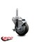 Service Caster 35 Inch Thermoplastic  Rubber Wheel Swivel 34 Inch Threaded Stem Caster with Brake SCC SCC-TS20S3514-TPRB-TLB-34212 - alternate 2